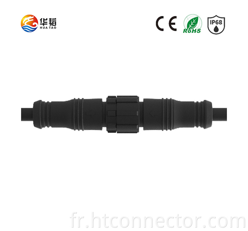 Small round waterproof connector